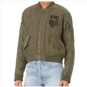 Rails Ace Military Zip Up Patch Green